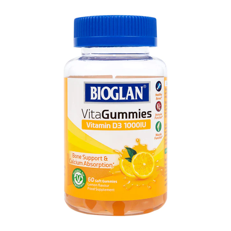 Bioglan Vitamin D3 1000iu 60 Vitagummies | London Grocery