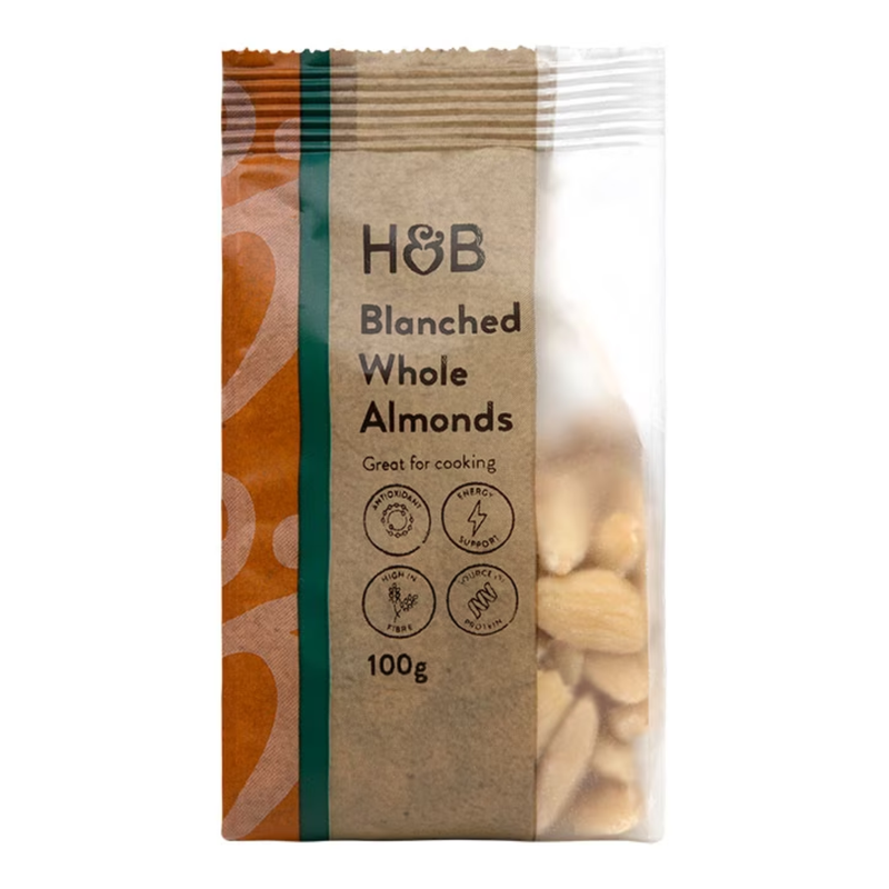 Holland & Barrett Blanched Whole Almonds 100g | London Grocery