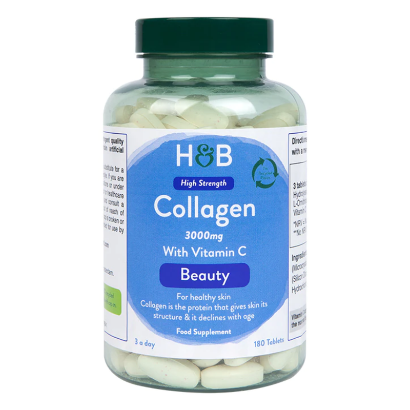 Holland & Barrett Bovine Collagen Tablet 3000mg 180 Tablets | London Grocery