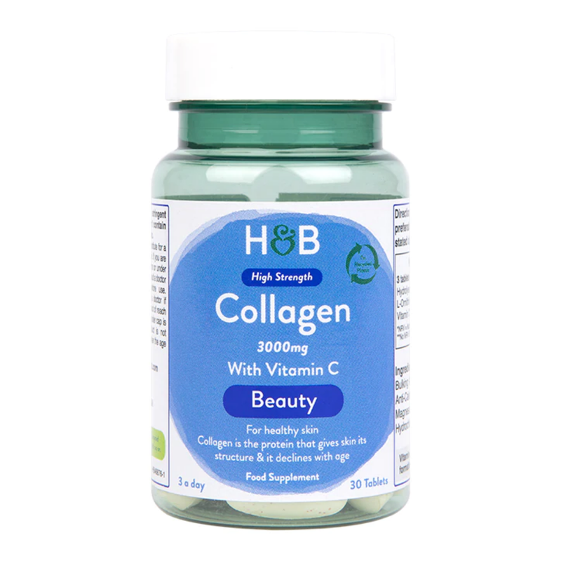 Holland & Barrett Bovine Collagen Tablet 3000mg 30 Tablets | London Grocery