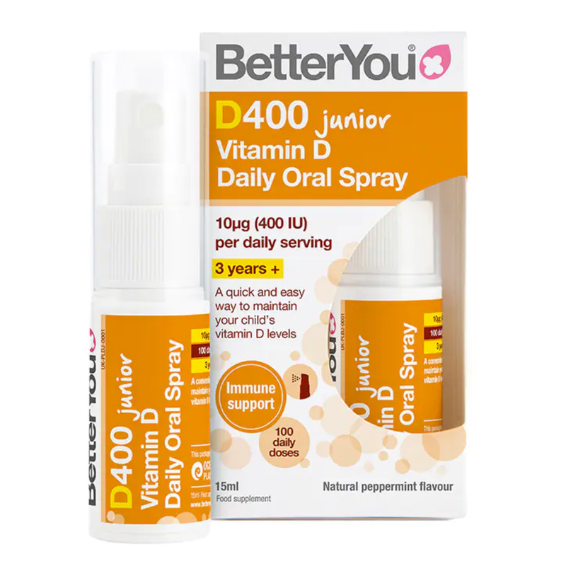 BetterYou D400 Junior Vitamin D Daily Oral Spray 15ml | London Grocery
