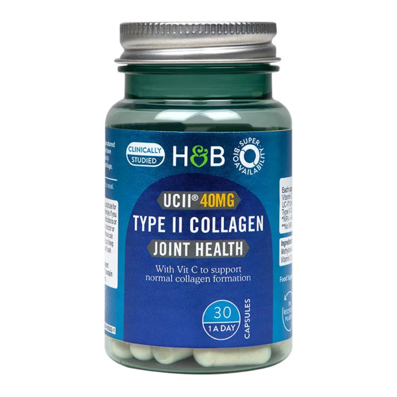 Holland & Barrett Collagen UCII T2 40mg 30 Capsules | London Grocery