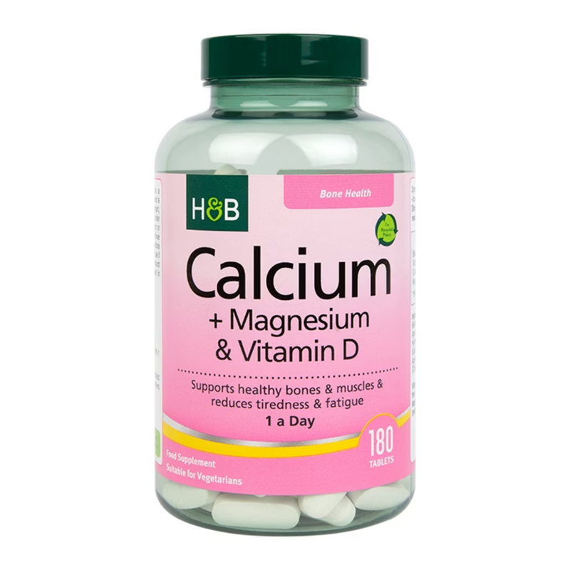 Holland & Barrett Calcium + Magnesium & Vitamin D 180 Tablets | London Grocery