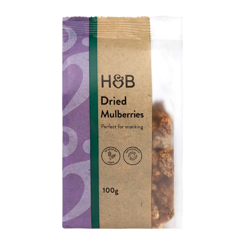 Holland & Barrett Dried Mulberries 100g | London Grocery