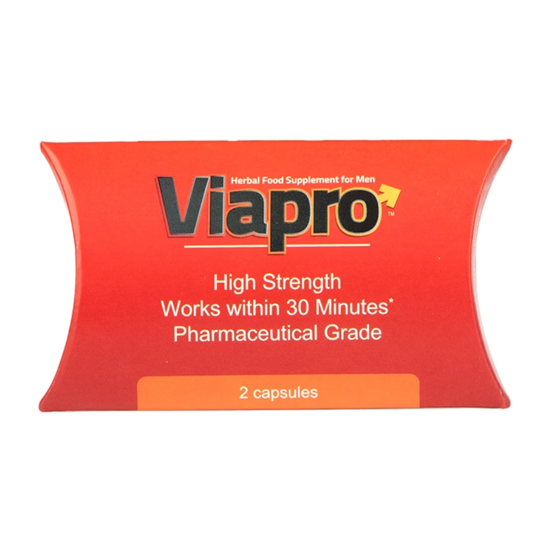 DTP Viapro Natural Male Enhancement Supplement 2 Capsules | London Grocery