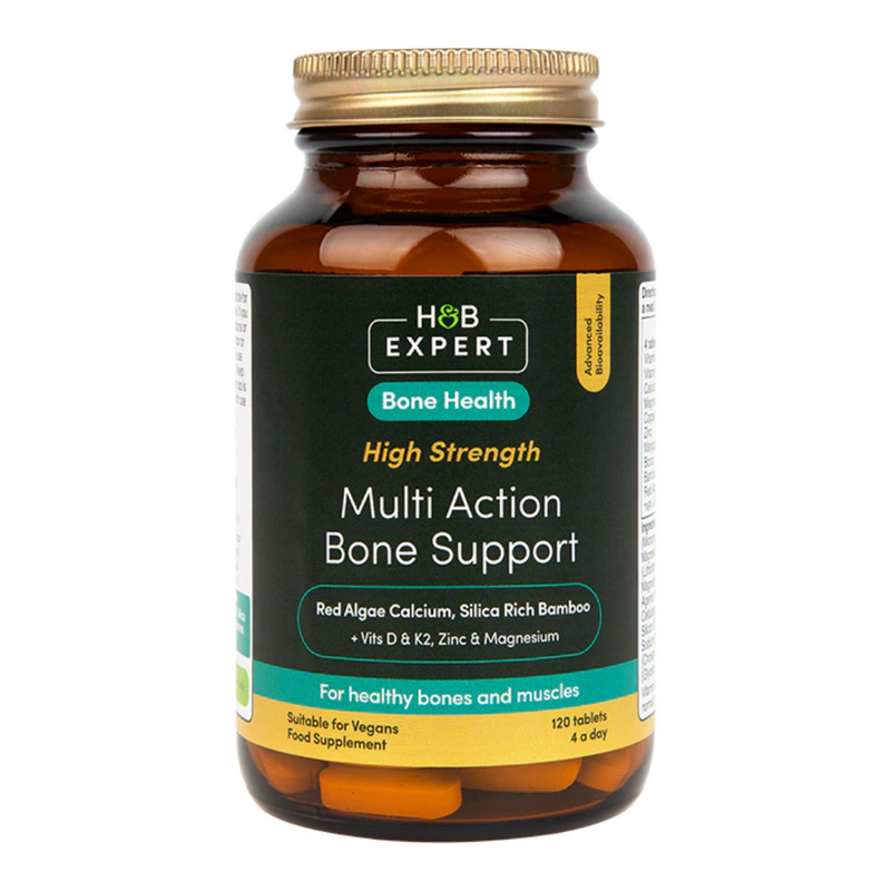 H&B Expert Multi Action Bone Support 120 Tablets | London Grocery