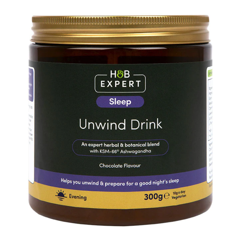 H&B Expert Sleep Unwind Ashwagandha Drink 300g | London Grocery