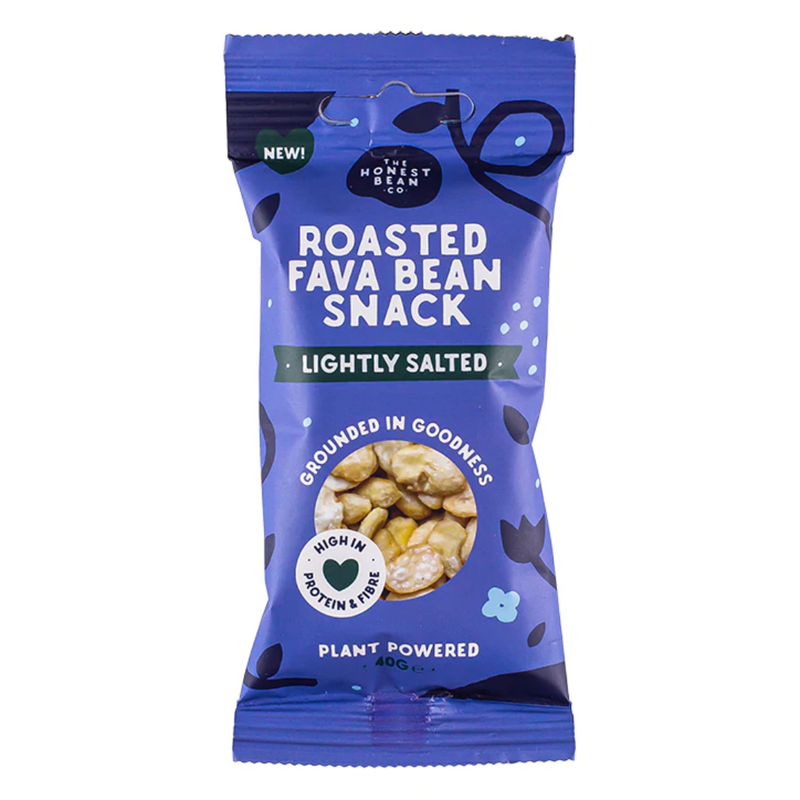 The Honest Bean Co Roasted Fava Bean Snack Lightly Salted 40g | London Grocery
