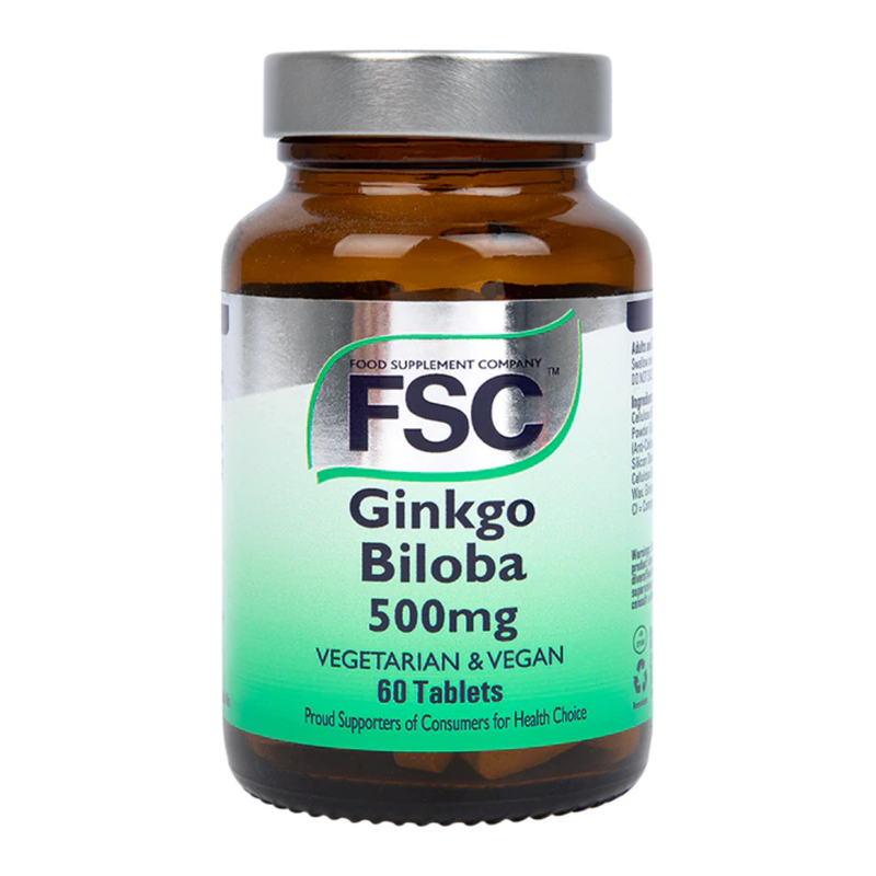 FSC Ginkgo Biloba 60 Tablets 500mg | London Grocery