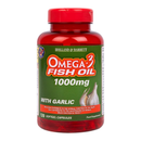 Holland & Barrett Omega 3 & Garlic 120 Softgel Capsules | London Grocery