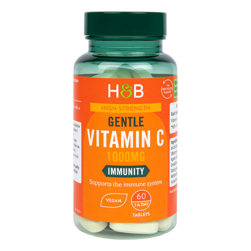 Holland & Barrett High Strength Gentle Vitamin C 1000mg 60 Tablets | London Grocery