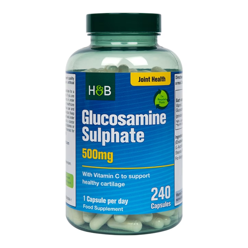 Holland & Barrett Glucosamine Sulphate 500mg 240 Capsules | London Grocery