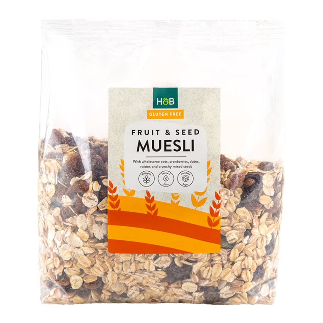 Buy Holland & Barrett Gluten Free Fruit & Seed Muesli 1kg | London Grocery