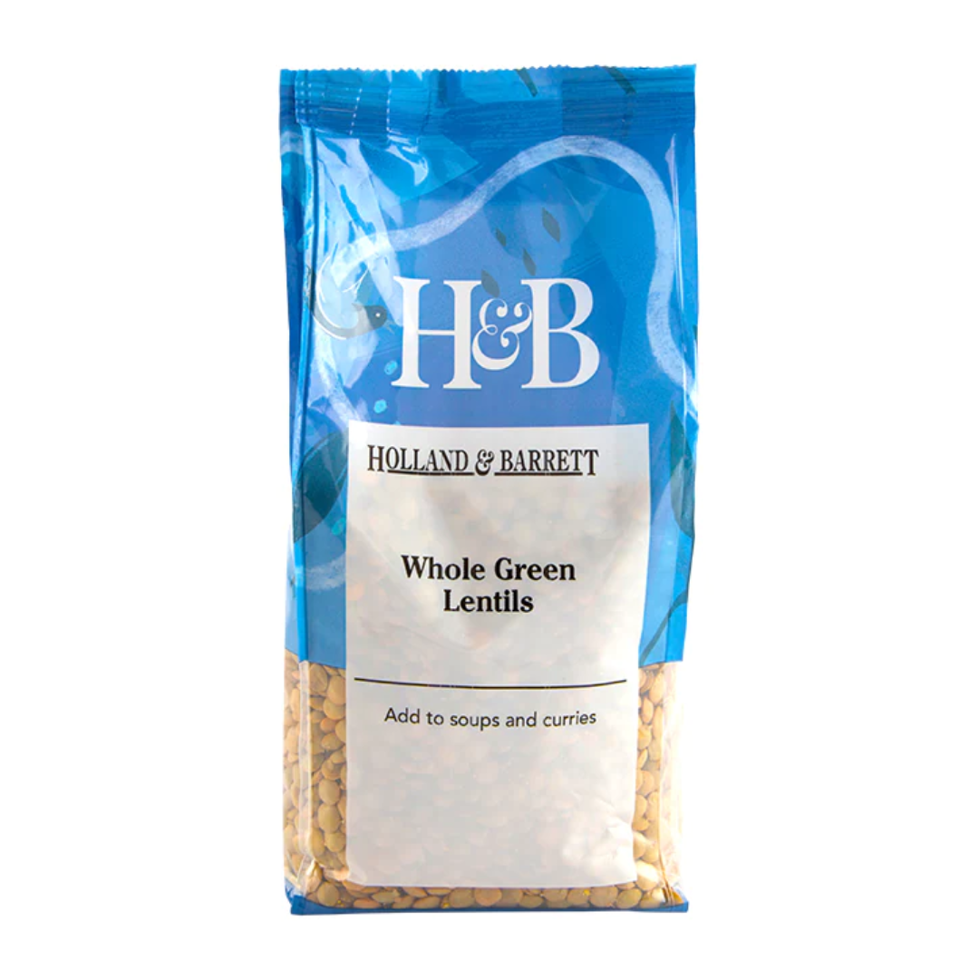 Buy Holland & Barrett Green Lentils 500g | London Grocery