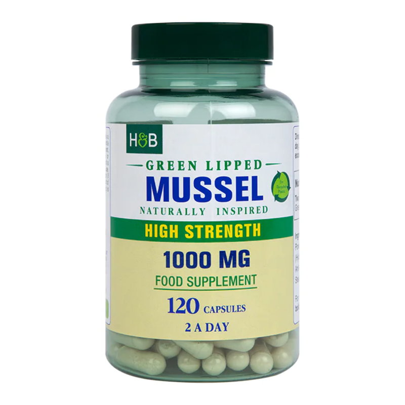 Holland & Barrett Green Lipped Mussel 1000mg 120 capsules | London Grocery