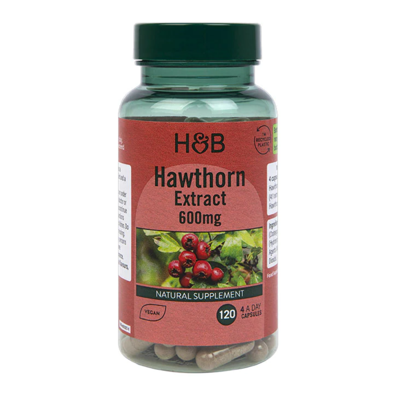 Holland & Barrett Hawthorn 600mg 120 Capsules | London Grocery