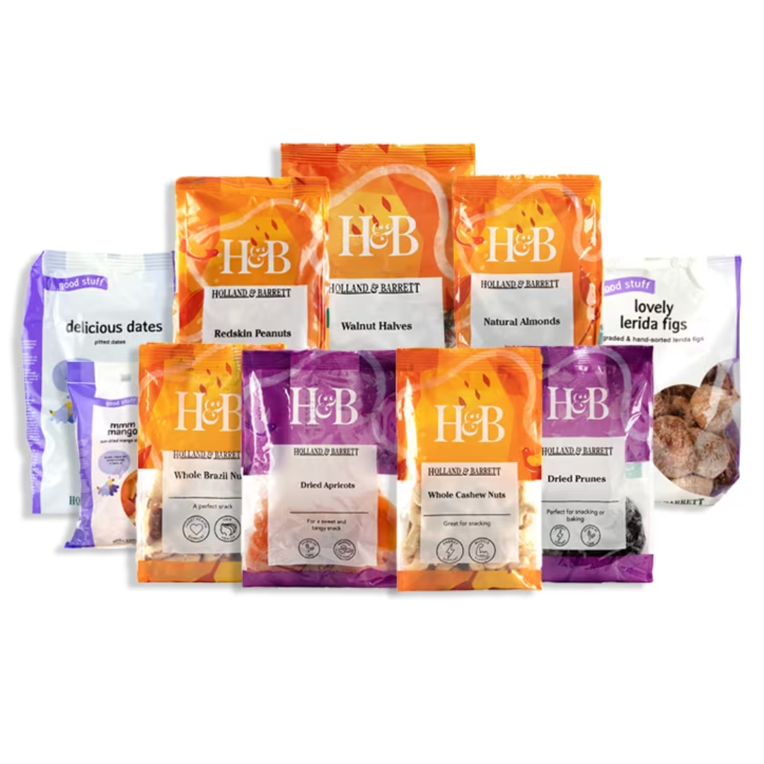 Buy Holland & Barrett Healthy Snacking Fruit & Nuts Bundle | London Grocery
