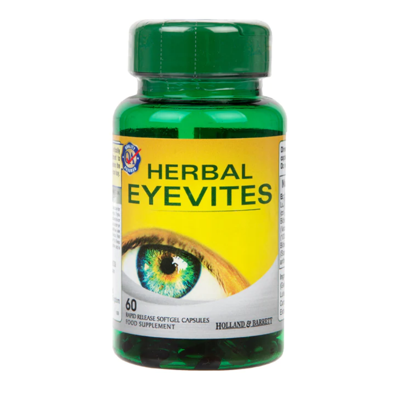 Holland & Barrett Herbal Eyevites 60 Capsules | London Grocery