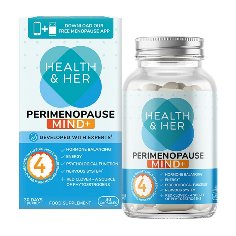 Health & Her Perimenopause Mind+ Multi Nutrient Supplement 30 Capsules | London Grocery