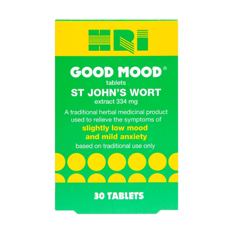 HRI Good Mood St John's Wort 30 Tablets | London Grocery