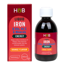 Holland & Barrett Iron + B Vits, Vit C & Minerals 250ml Liquid | London Grocery