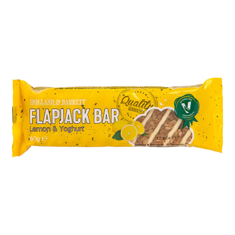 Holland & Barrett Lemon Drizzle Flapjack 60g | London Grocery