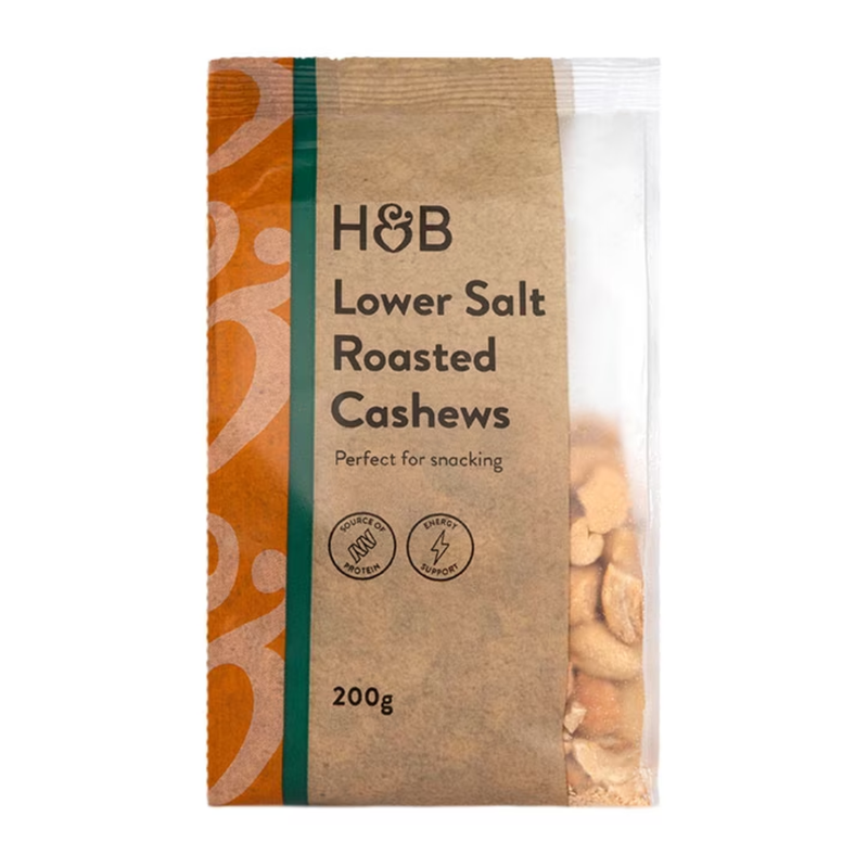 Holland & Barrett Lower Salt Roasted Cashews 200g | London Grocery