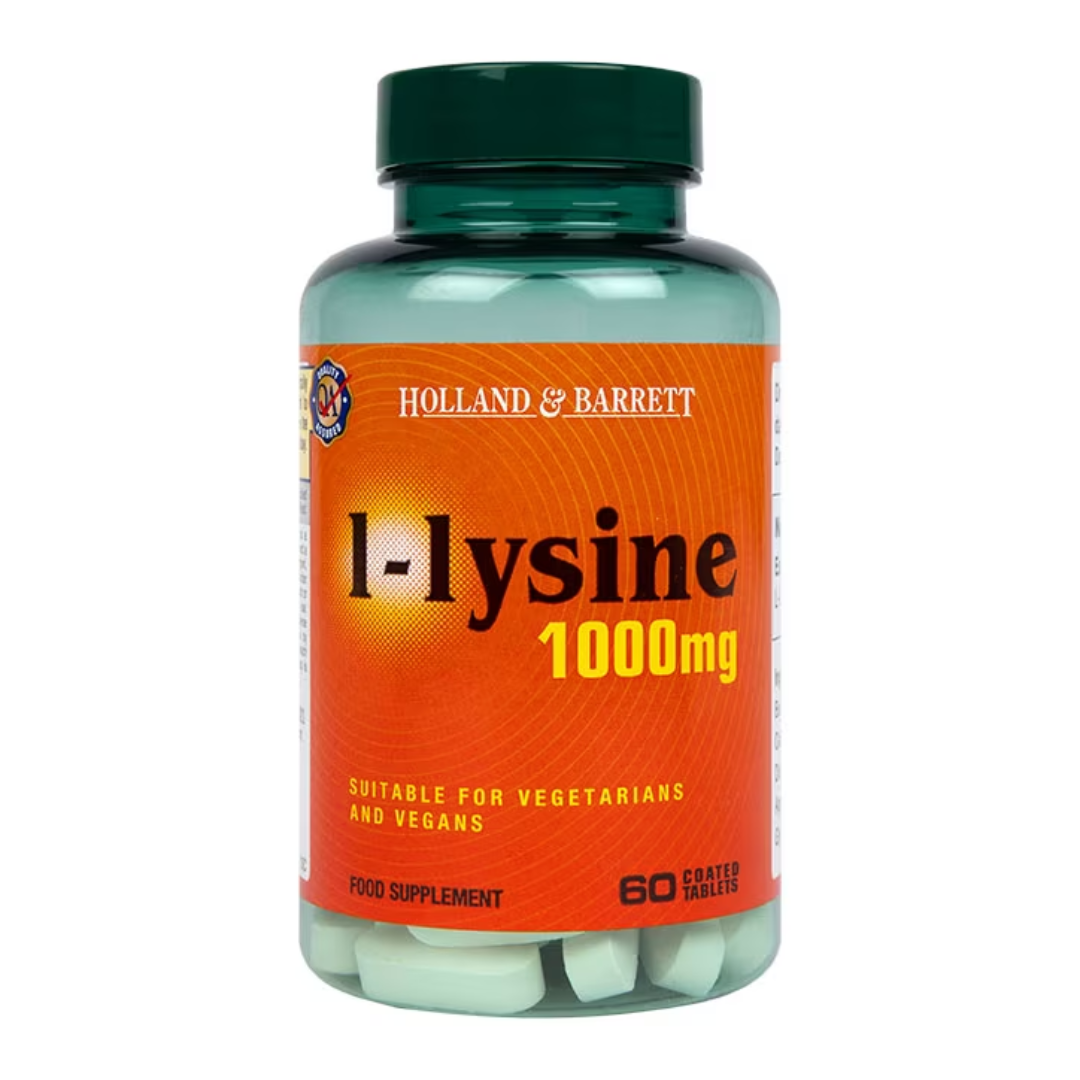 Buy Holland & Barrett LLysine 60 Tablets 1000mg London Grocery