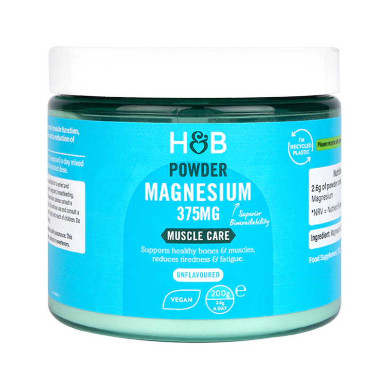 Holland & Barrett Magnesium 375mg Powder 200g | London Grocery