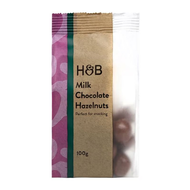 Holland & Barrett Milk Chocolate Hazelnuts 100g | London Grocery