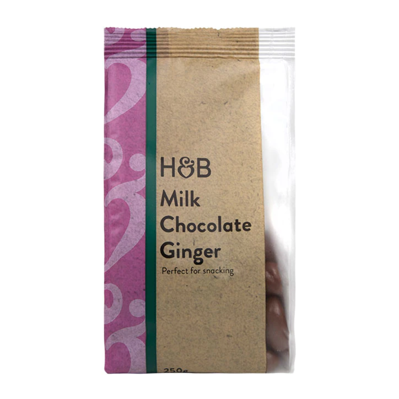 Holland & Barrett Milk Chocolate Ginger 250g | London Grocery