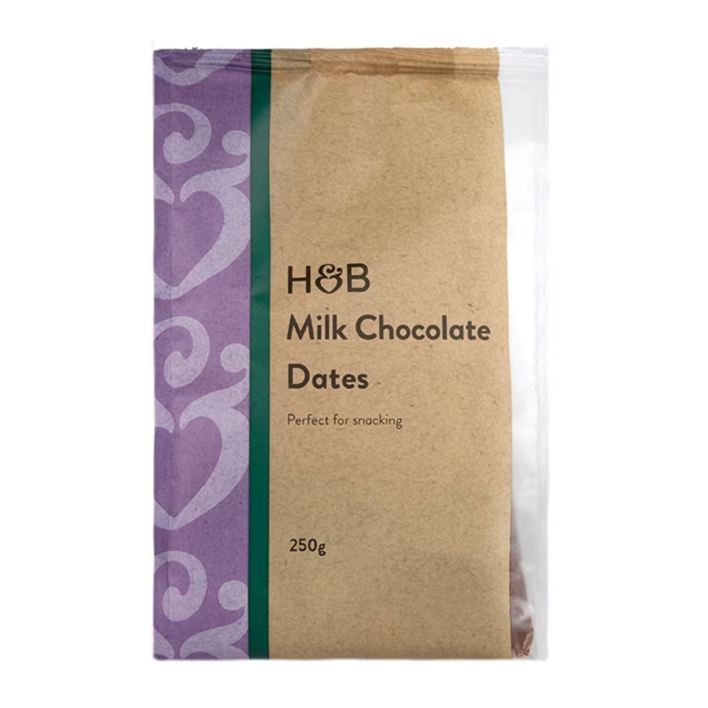 Holland & Barrett Milk Chocolate Dates 250g | London Grocery