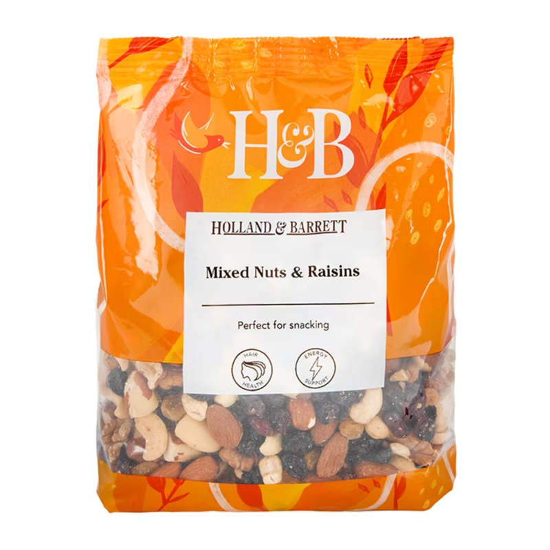 Holland & Barrett Mixed Nuts & Raisins 1kg | London Grocery