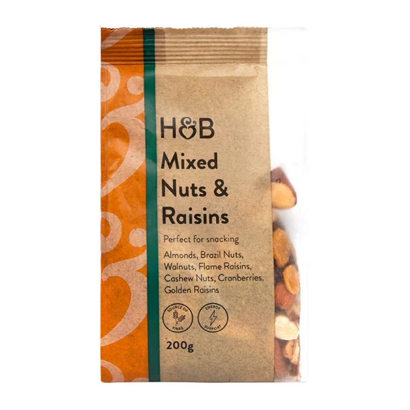 Holland & Barrett Mixed Nuts & Raisins 200g | London Grocery