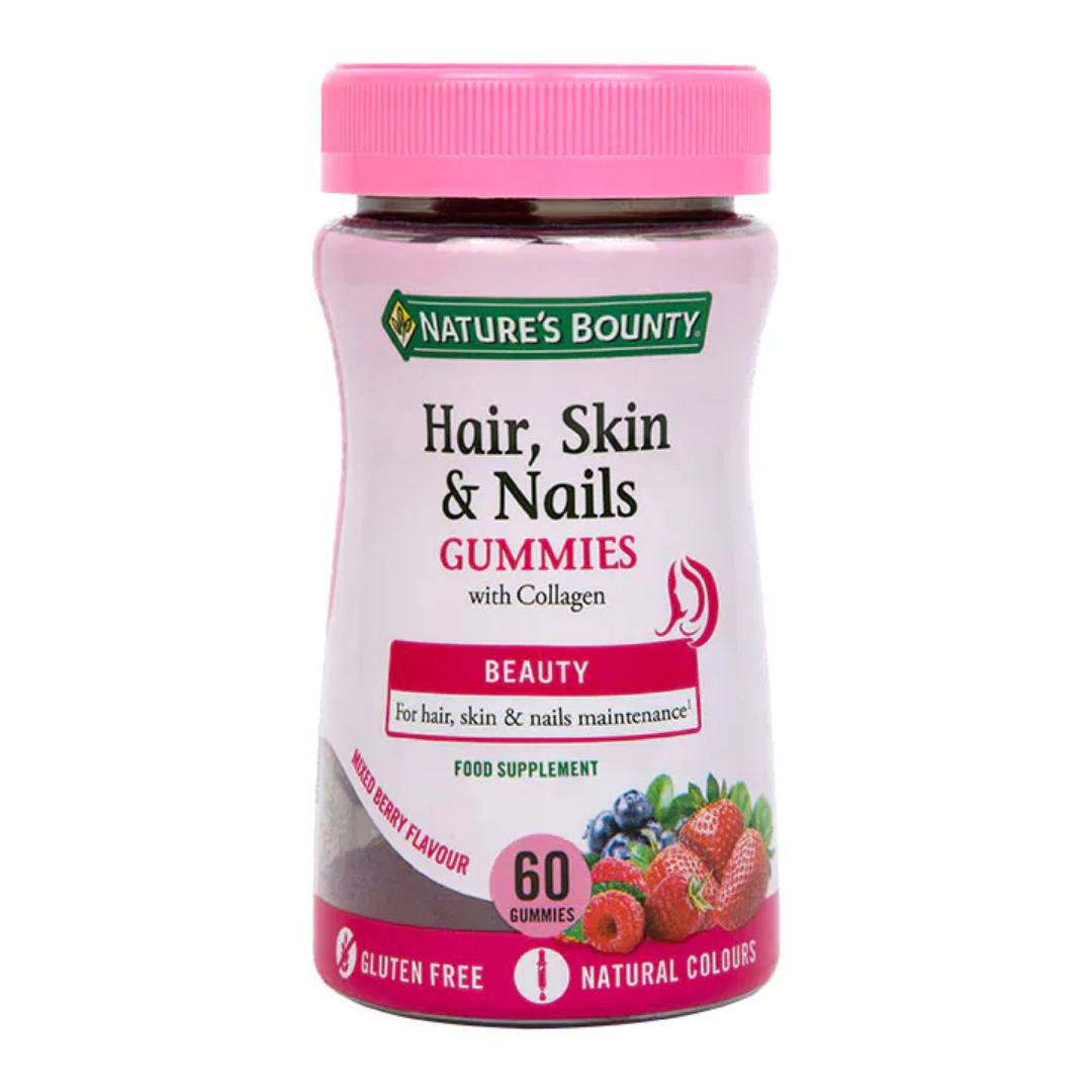 Buy Nature's Bounty® Hair, Skin and Nails with Biotin 60 Gummies ...