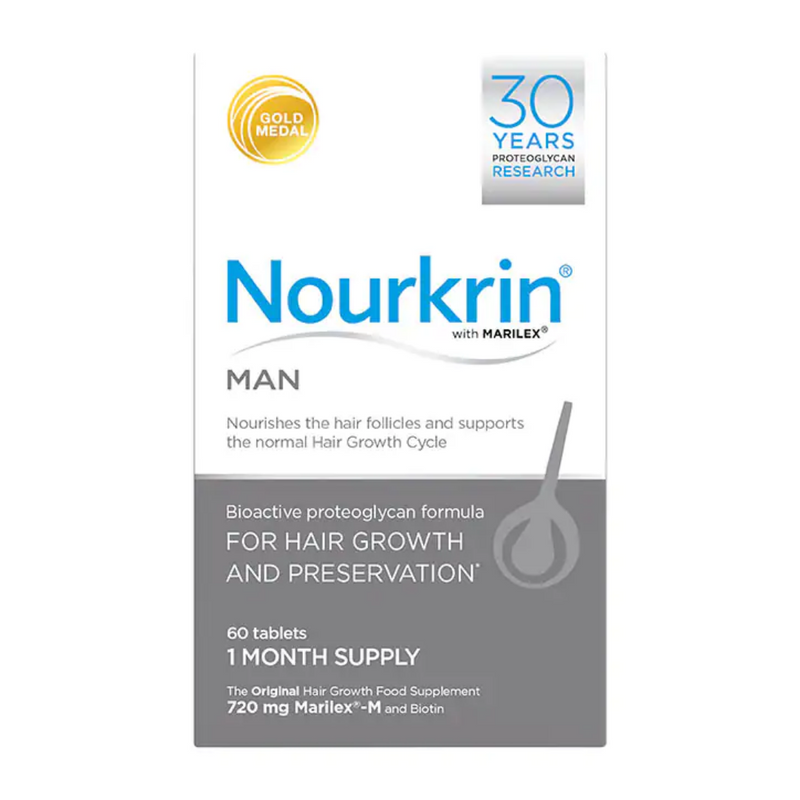 Nourkrin Man Hair Preservation 1 Month Supply 60 Tablets | London Grocery