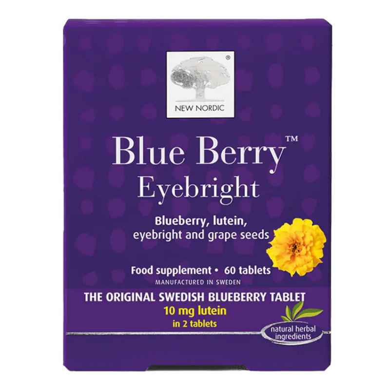 New Nordic Blue Berry Eyebright 60 Tablets | London Grocery