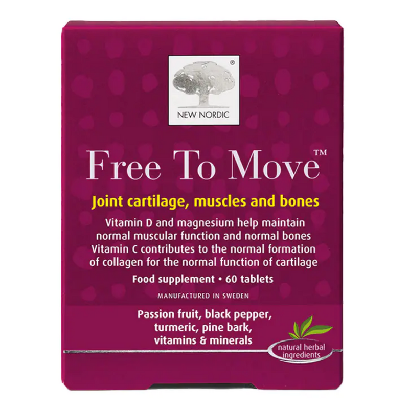 New Nordic Free to Move Joint Cartilage, Muscles & Bones 60 Tablets | London Grocery
