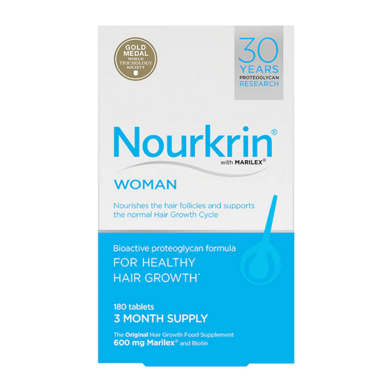 Nourkrin Woman Hair Nutrition 3 Months Supply 180 Tablets | London Grocery