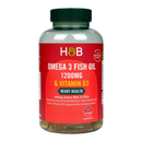 Holland & Barrett Omega 3 Fish Oil + D3 1200mg 120 Capsules | London Grocery