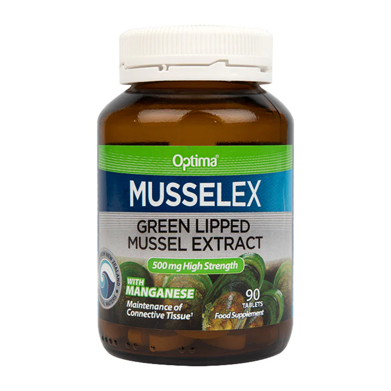 Optima Healthcare Musselflex Green Lipped Mussel Extract 90 Tablets | London Grocery