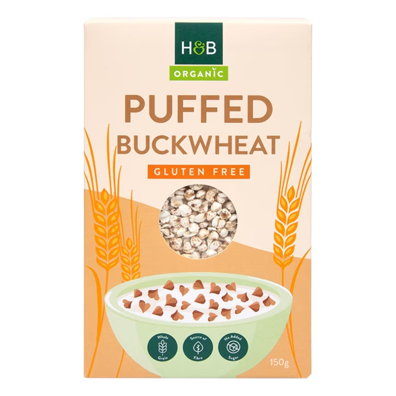 Holland & Barrett Organic Puffed Buckwheat 150g | London Grocery