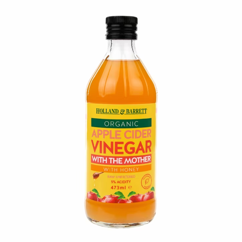 Holland & Barrett Organic Apple Cider Vinegar with Honey 473ml | London Grocery