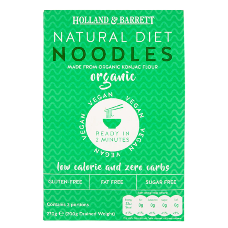 Holland & Barrett Organic Konjac Noodles 270g | London Grocery