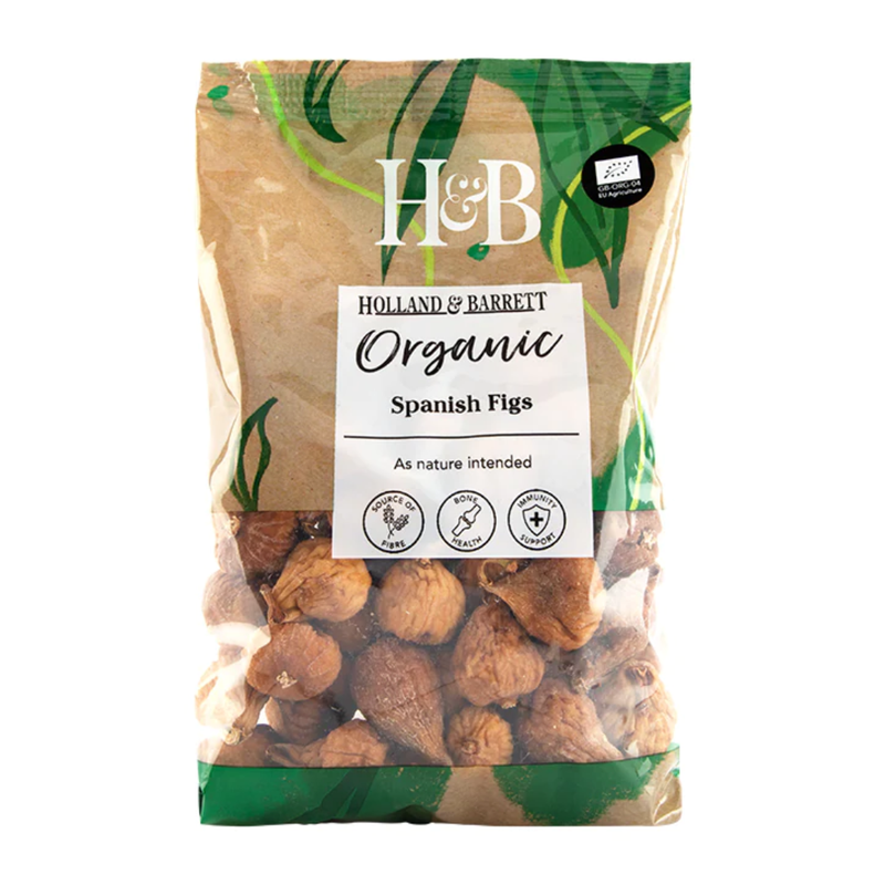 Holland & Barrett Organic Spanish Figs 400g | London Grocery