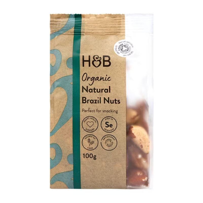 Holland & Barrett Organic Brazil Nuts 100g | London Grocery