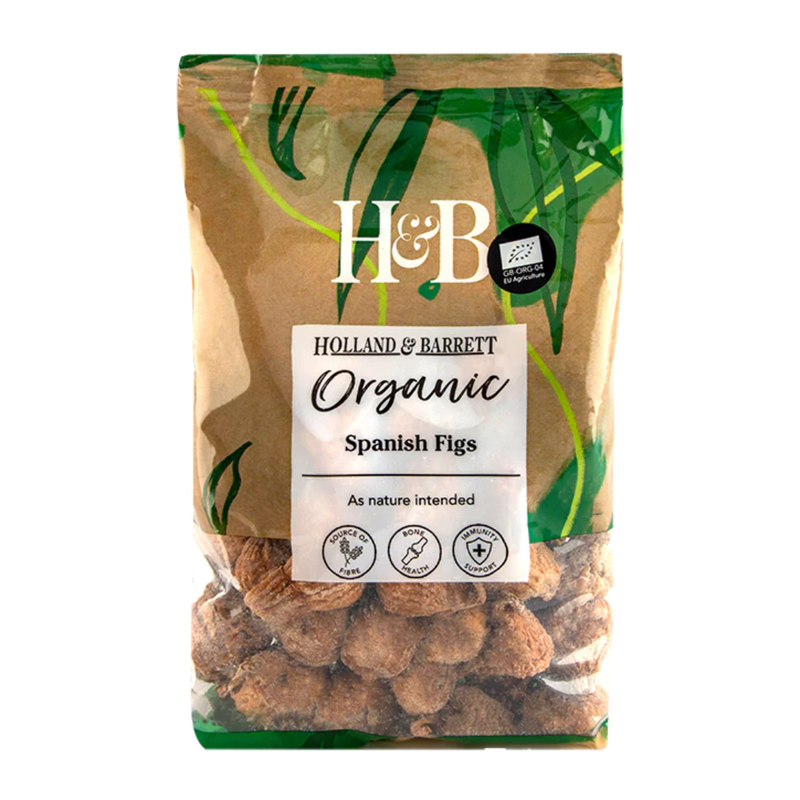 Holland & Barrett Organic Spanish Figs 200g | London Grocery