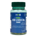 Holland & Barrett Pure Cod Liver Oil 500mg 60 Capsules | London Grocery