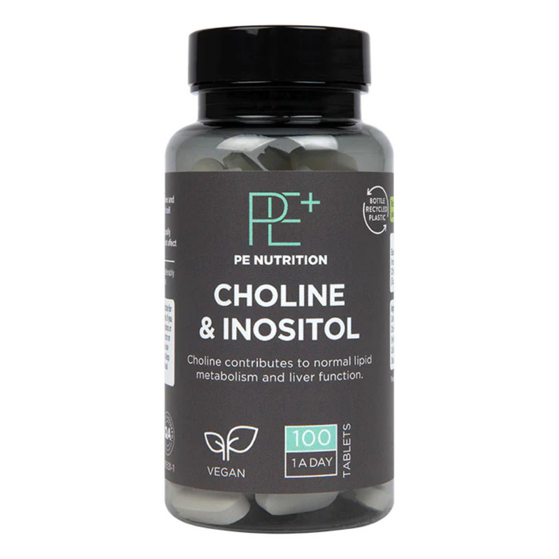 PE Nutrition Choline & Inositol 100 Tablets | London Grocery