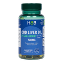 Holland & Barrett Cod Liver Oil 500mg 120 Capsules | London Grocery